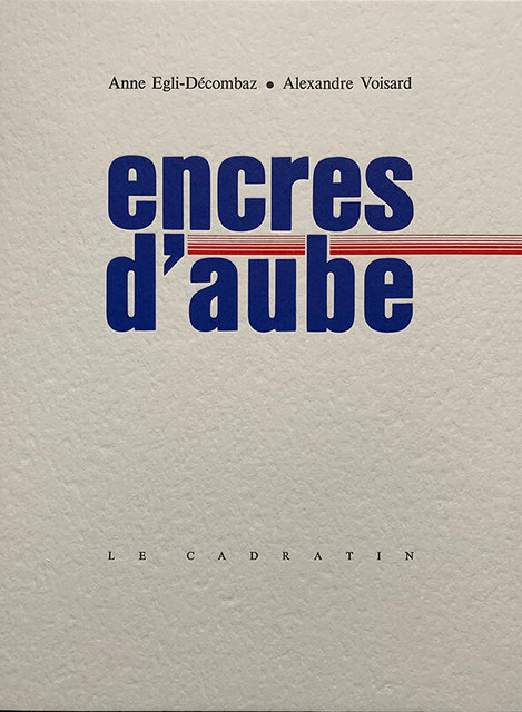 encres d'aube, 2020