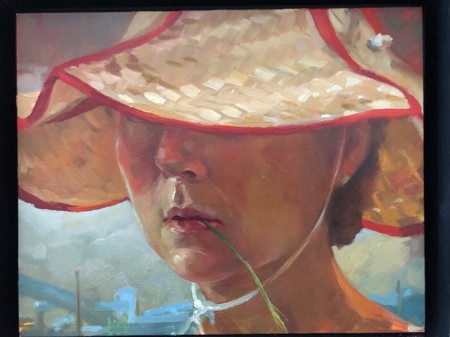 City Summer, oil on panel, 12"x9"
