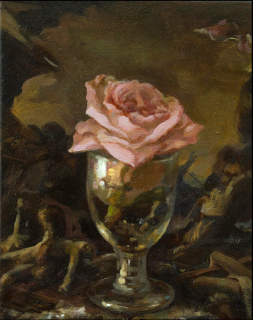 Sail Away, oil on canvas, 8"x10"
