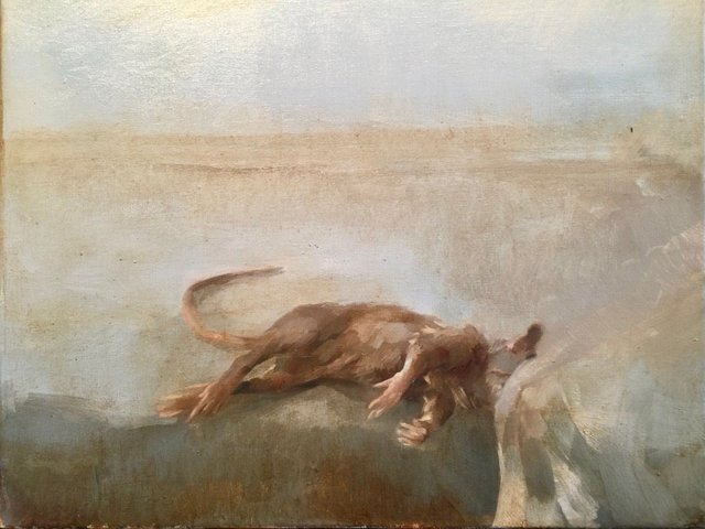 Morning Gift, 12"x 9", oil on canvas