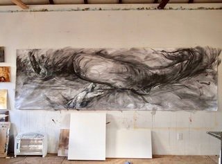 ink study, 48" x 90"