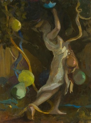 After Party, , oil on panel, 9"x 12"