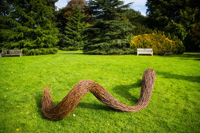 undulate woven form Kew Gardens