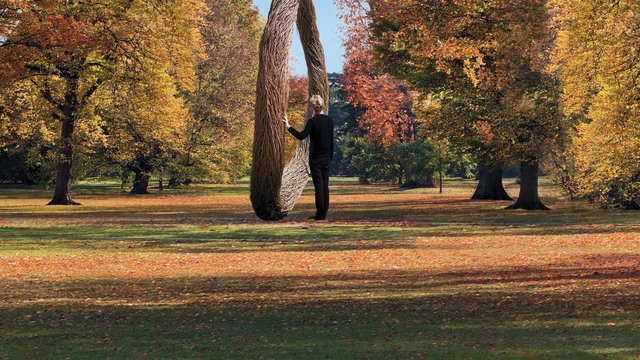 press shot of my sculpture at Kew Gardens