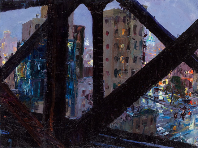 Manhattan Bridge Girders II, 18 x 24"