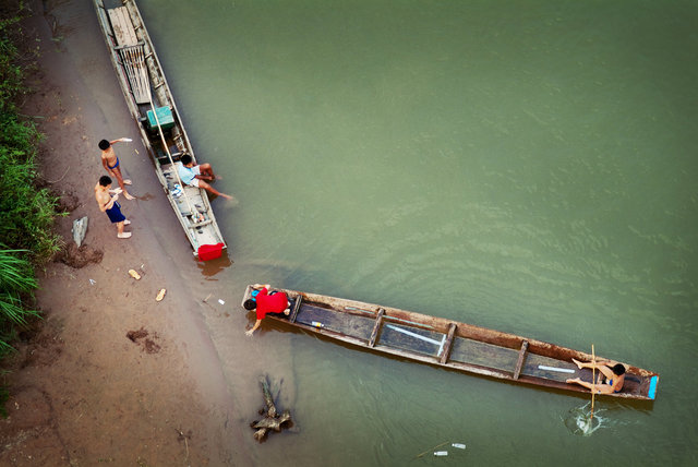 Moored Along the Shore