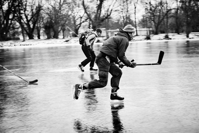 Toronto Island Lagoon Skate