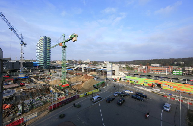 arnhem - stationsgebied bouwput