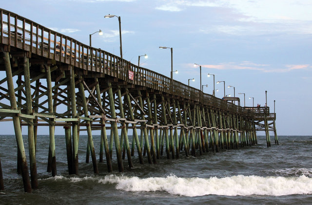 Pier on Oak Island, N.C.