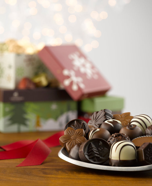 Lake Champlain Chocolates: Mail order catalog photography