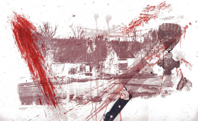 Untitled; mixed / wet media