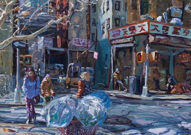 Chinatown, Manhattan,  24 x 34"  sold