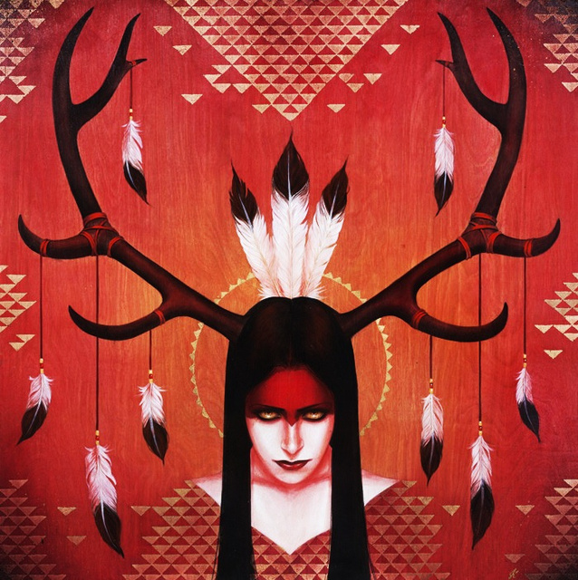 Black Elk 30"x30" / 2010