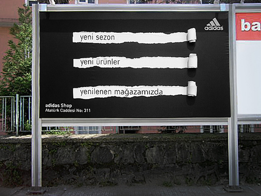 Adidas - Rize Adidas Store Openning Ceremony Billboard ad