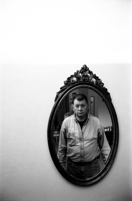 My father's reflection.