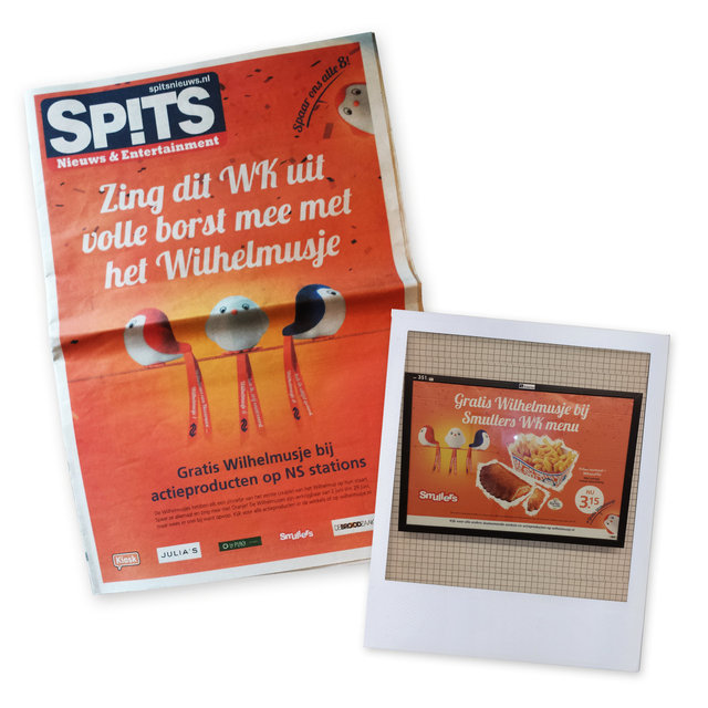 WK-actie Wilhelmusjes | advertenties