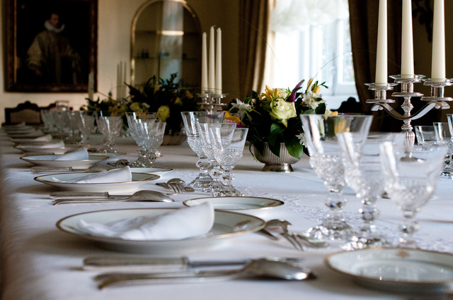 Belgian Ambassador's table