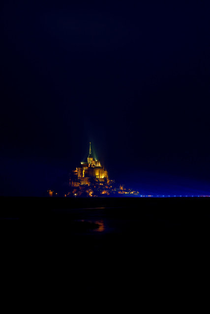 Illuminations pour l'inauguration de la passerelle en mars 2015