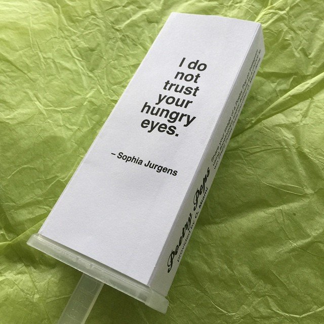 Poetry Pop of the Day