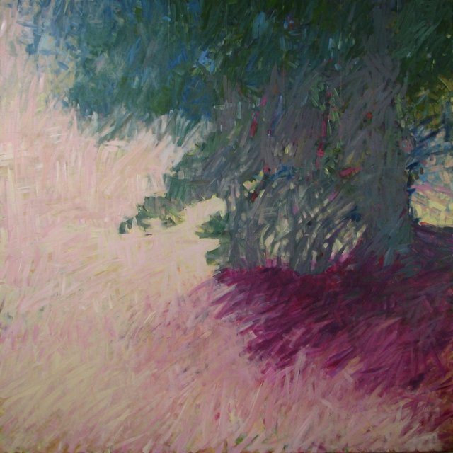 Still Tree Stills the Shadow, 2014, Acrylic on Canvas, 72" x 72"