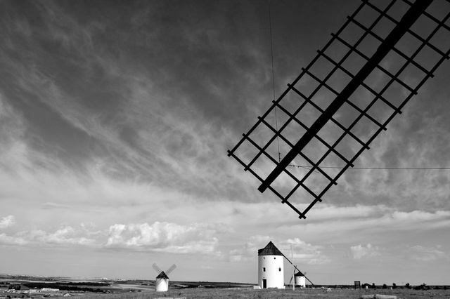 Moulins à vent, Mota del Cuervo, Mancha