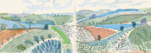 David Hockney - a Yorkshire sketchbook