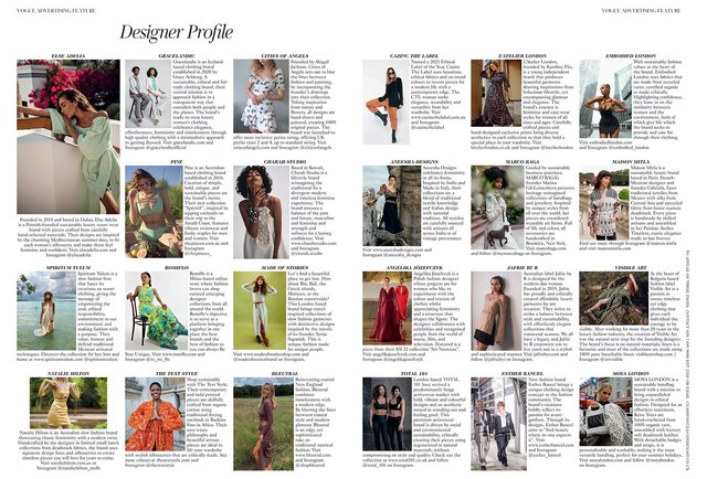 Vogue March 2022
