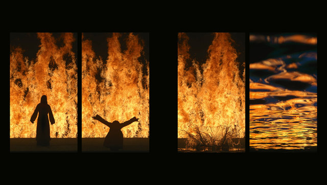 Bill Viola / Michelangelo - Life Death Rebirth