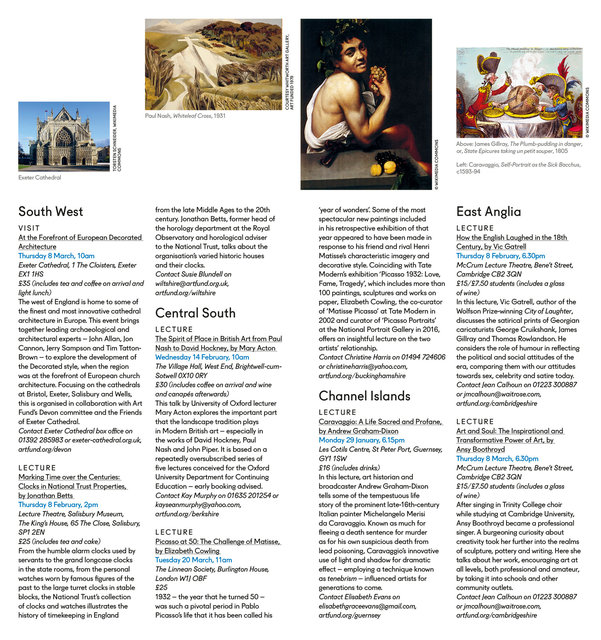 Art Quarterly Events Booklet Winter 2017