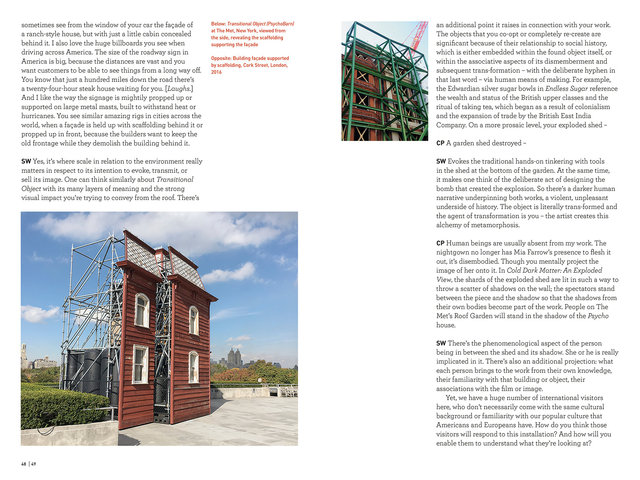 Cornelia Parker - Transitional object (Psychobarn)