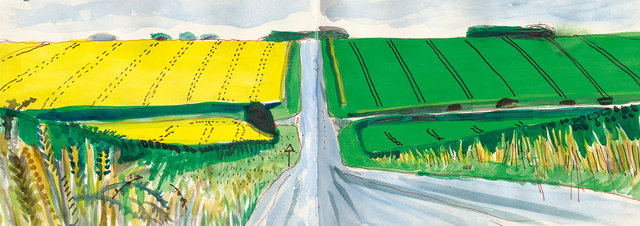 David Hockney - a Yorkshire sketchbook
