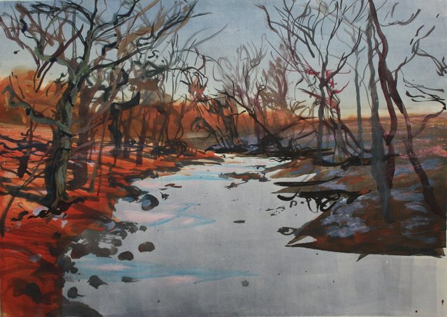 Icy Stream 22 x 28"