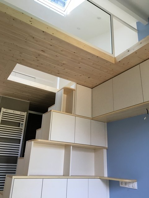 Transformation d'un garage en suite parentale