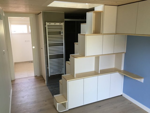 Transformation d'un garage en suite parentale