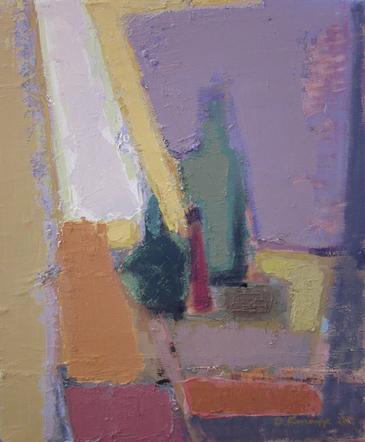 'Composition with bottles III'