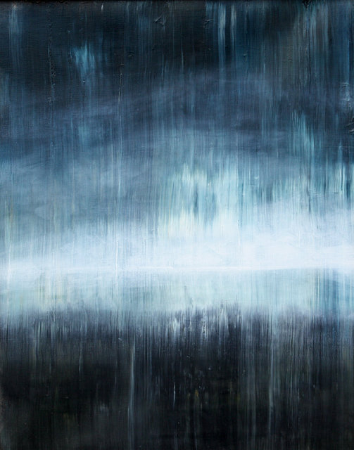 novembers raining light, 16x20