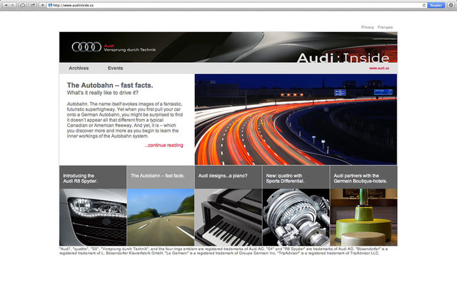 AUDI CANADA E-NEWSLETTER  2/8