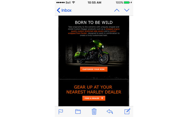 HARLEY-DAVIDSON ACCESSORIES EMAIL  10/10