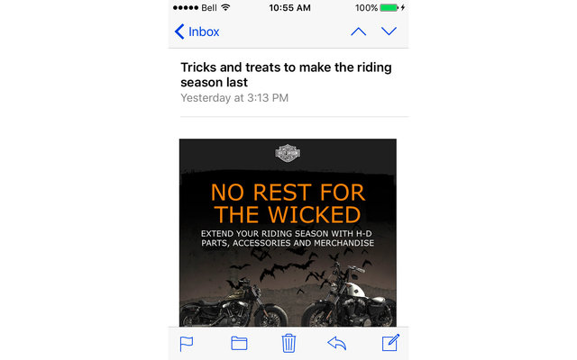HARLEY-DAVIDSON ACCESSORIES EMAIL  1/10