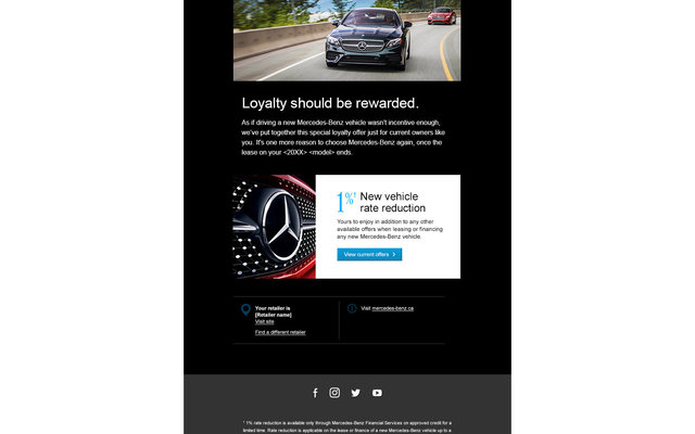 MERCEDES-BENZ REPURCHASE STREAM EMAIL #4  11/15 