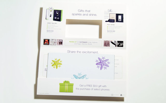 TELUS HOLIDAY DIRECT MAIL  2/4