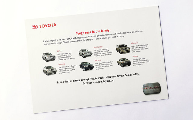 TOYOTA FJ CRUISER LAUNCH DM  11/11