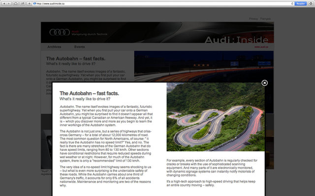 AUDI CANADA E-NEWSLETTER  3/8