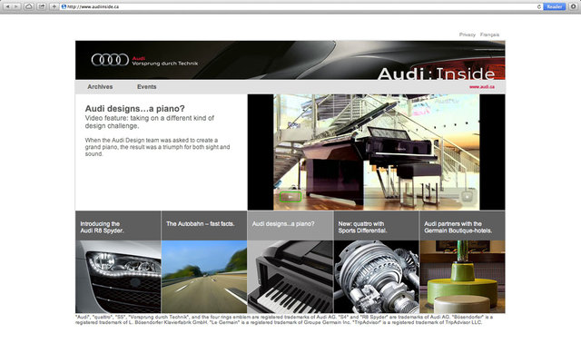 AUDI CANADA E-NEWSLETTER  4/8