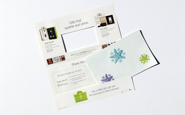 TELUS HOLIDAY DIRECT MAIL  3/4