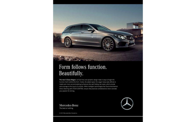 MERCEDES-BENZ C-CLASS WAGON PRINT AD  3/6