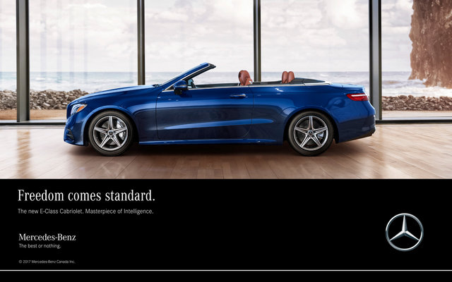 MERCEDES-BENZ E-CLASS CABRIOLET PRINT AD  3/3
