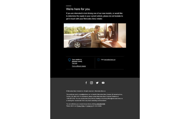 MERCEDES-BENZ REPURCHASE STREAM EMAIL #3  9/15 