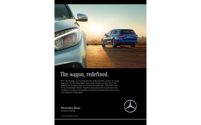 MERCEDES-BENZ C-CLASS WAGON PRINT AD  5/6
