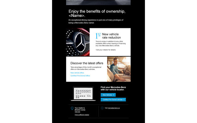 MERCEDES-BENZ REPURCHASE STREAM EMAIL #1 2/15